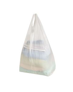 BOLSAS CAMISETA STANDARD BLANCA 60*80CM A/D POLYFILM (AMARILLA) *80UNID