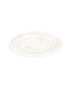 TAPA VASO PLASTICO FRAPPE PET DARNEL (PLANA CERRADA) PARA 9/12/16/20OZ *50UNID
