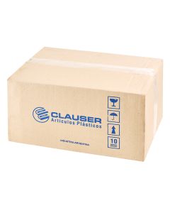 TENEDOR PLASTICO NEGRO (CLAUSER) CAJA *960UNID.