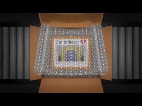 EQUIPO SEALED AIR BURBUJAS INFLABLES NEW AIR FLEX CON MESA Y BOBINADOR *UNID